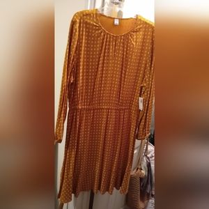 Ladies long sleeved knee length dress